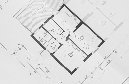 engineering blueprint drawing